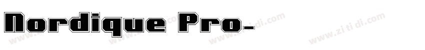 Nordique Pro字体转换